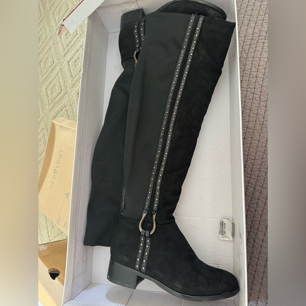 Black Knee-High Boots